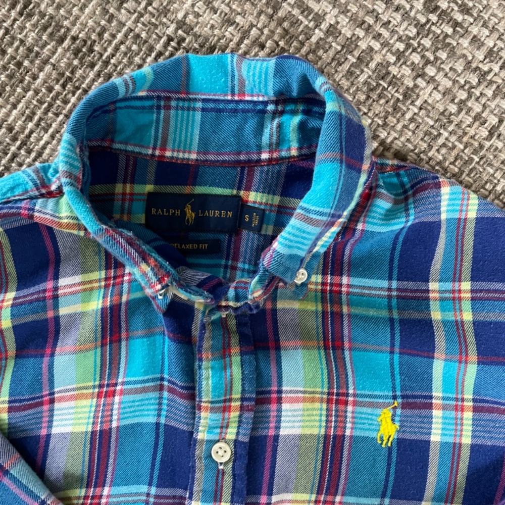 Plaid Ralph Lauren button down - Picture 3 of 3
